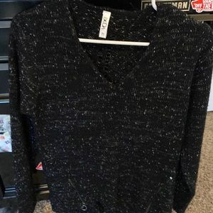 DECA size T1 (small) black with zippers sweater. Great condition.